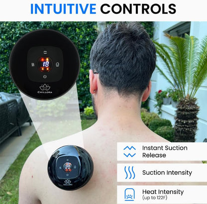 4-in-1 Smart Cupping Therapy Massager with Red Light Therapy for Targeted Pain Relief, Knots, Aches, Muscle